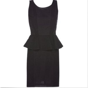Rachel Zoe 'Paola' Cotton Eyelet Peplum Dress 0